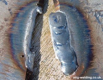 Bend test for 3mm sheet with V and root gap