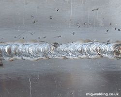 MIG welding aluminium