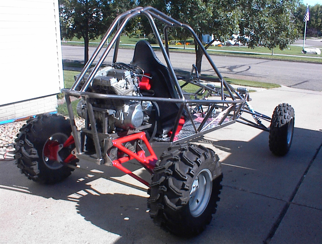 go kart frame. building a go kart - MIG