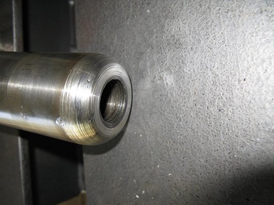 33. Welded a 30mm nut inside tool post sleeve IMG_0721.jpg
