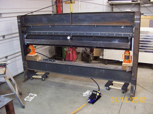 DIY press. Using RSJ | MIG Welding Forum