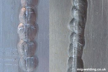 Crack in an aluminium weld