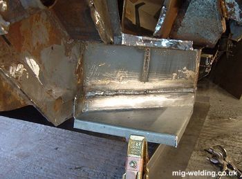 Seam weld on repair section