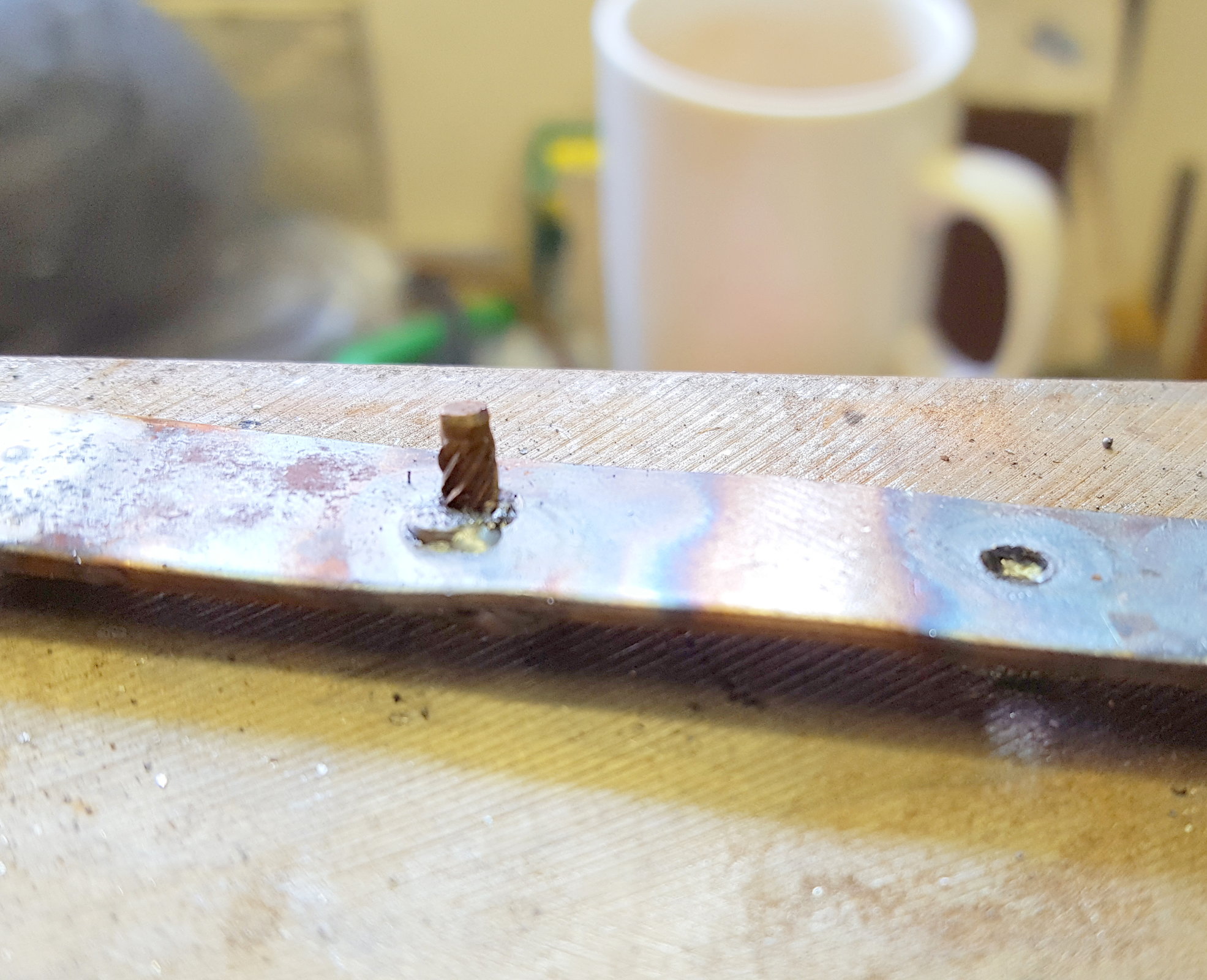 machine name plate rivet /fixings MIG Welding Forum