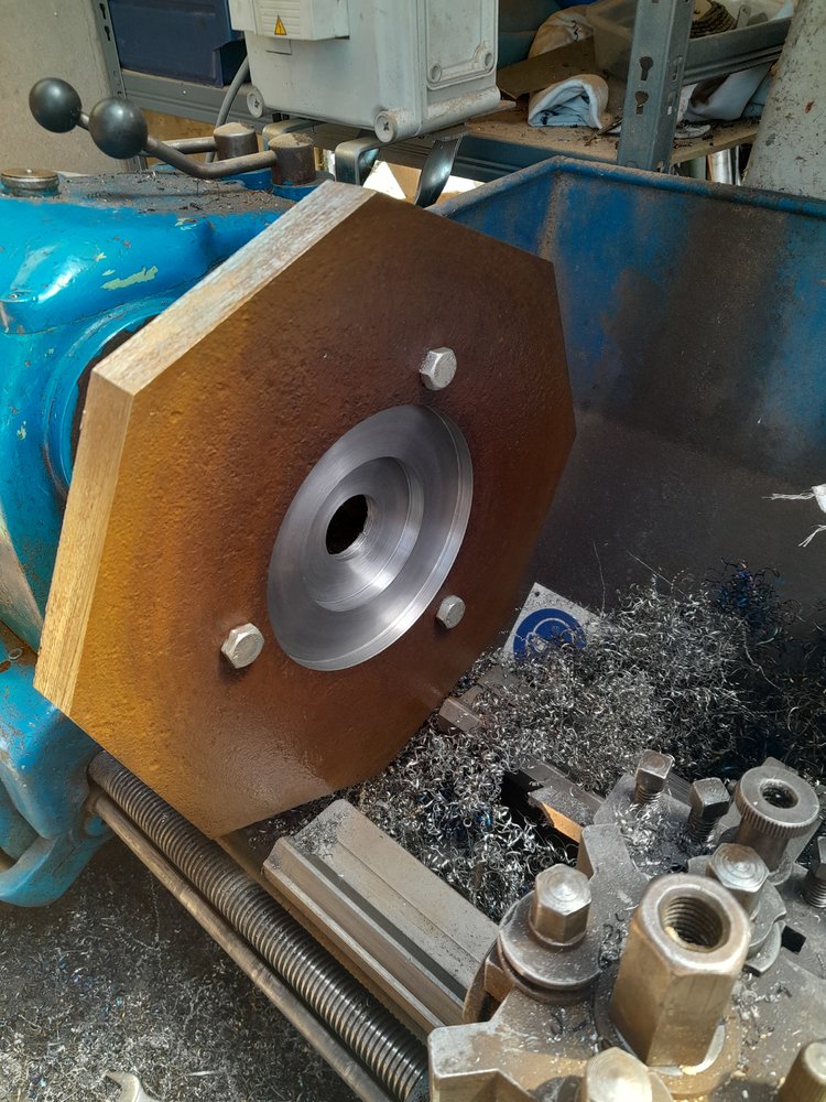 lathe faceplate, how to stick together MIG Welding Forum