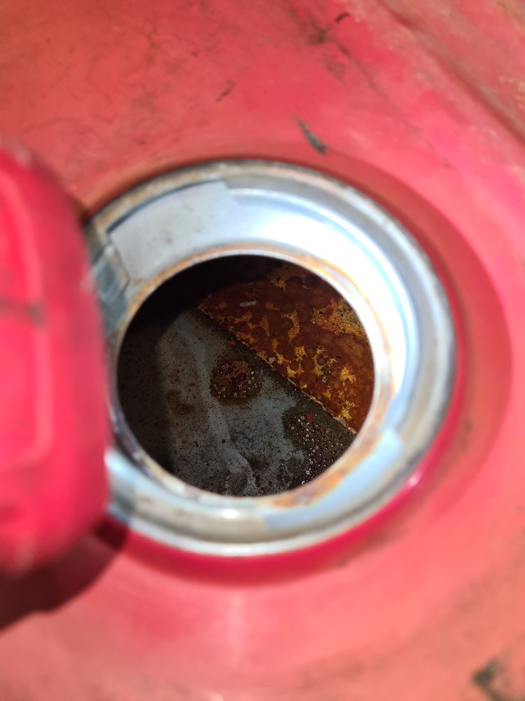 Derusting a fuel tank ? Easy way MIG Welding Forum