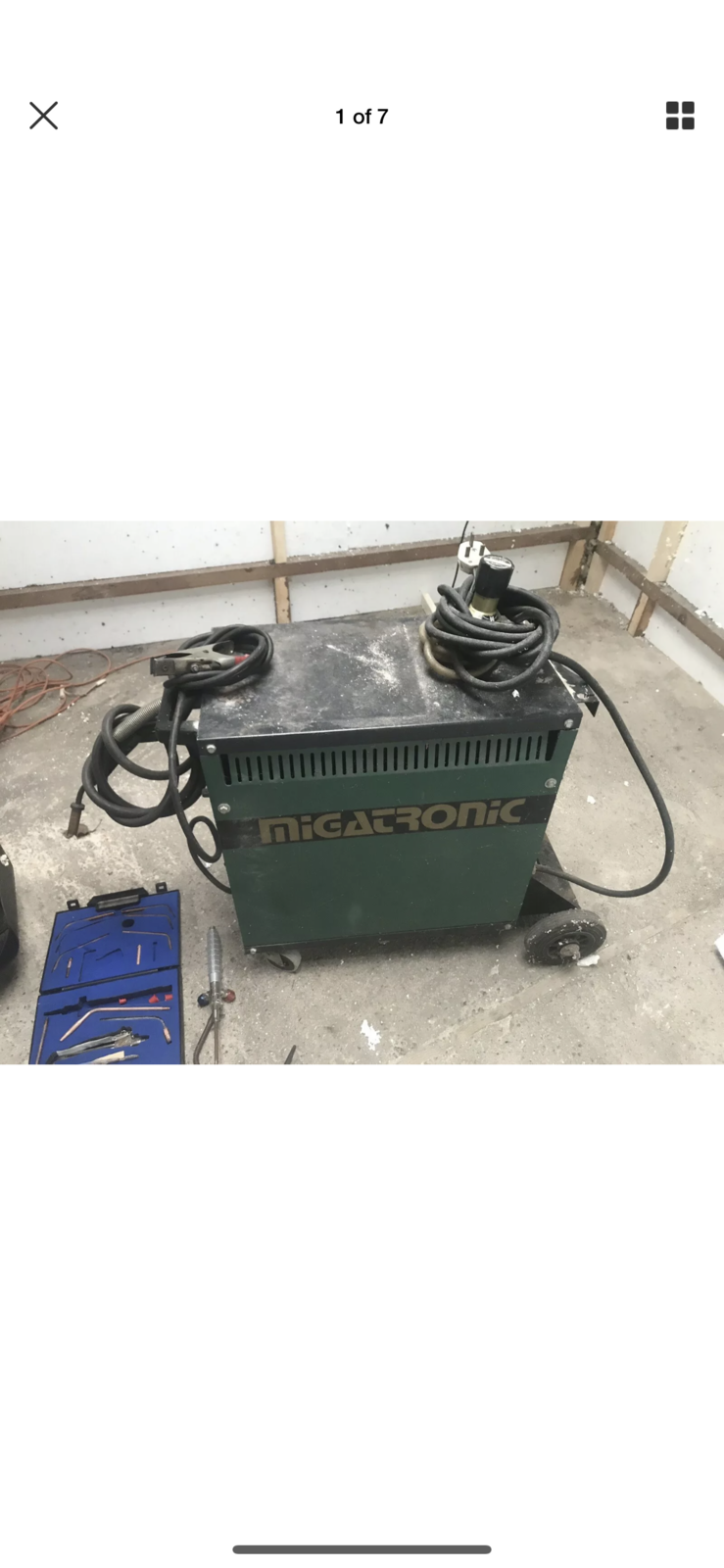 Image of GYS EasyMIG 130 welder on Ebay website