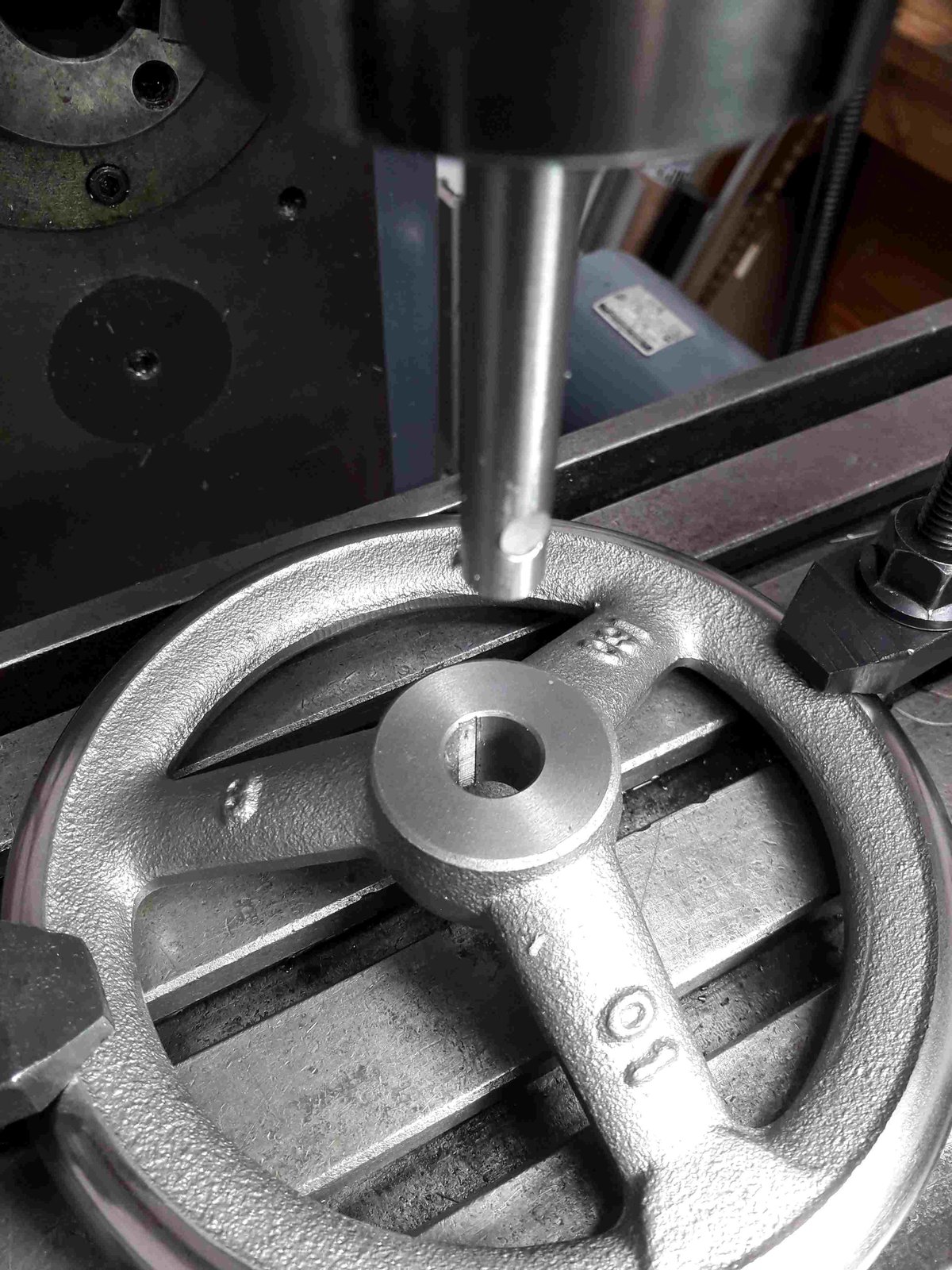 Broaching keyway in handwheel.jpg