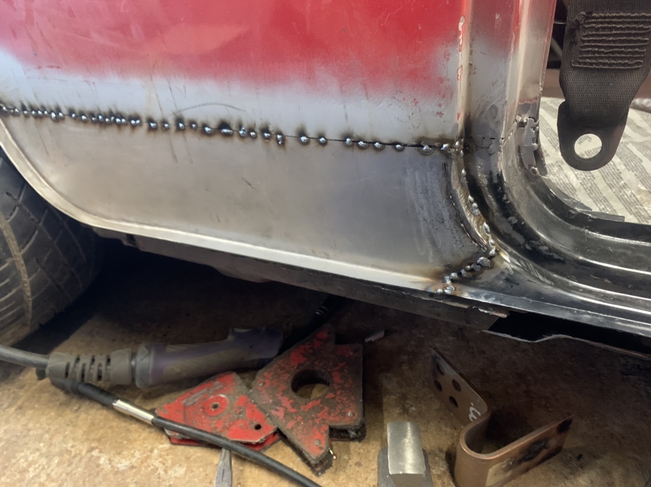 Grinding down welds on sheet metal Page 2 MIG Welding Forum