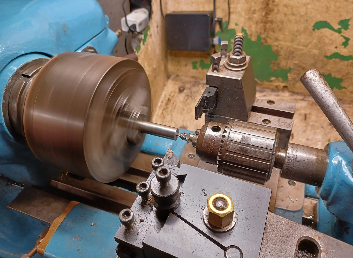 Lathe work today.jpg