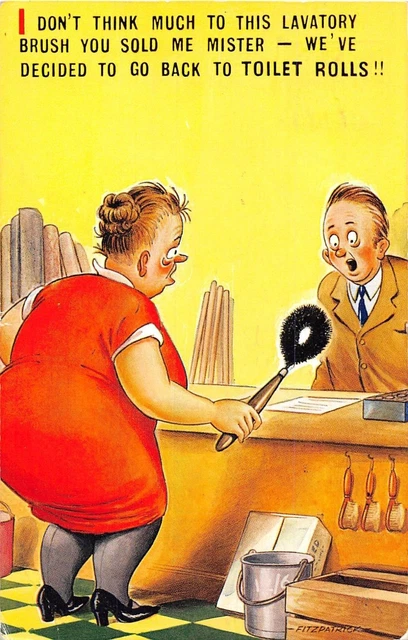 POSTCARD-BAMFORTH-COMIC-Series-No-2316-FAT-LADY-3876557803.webp