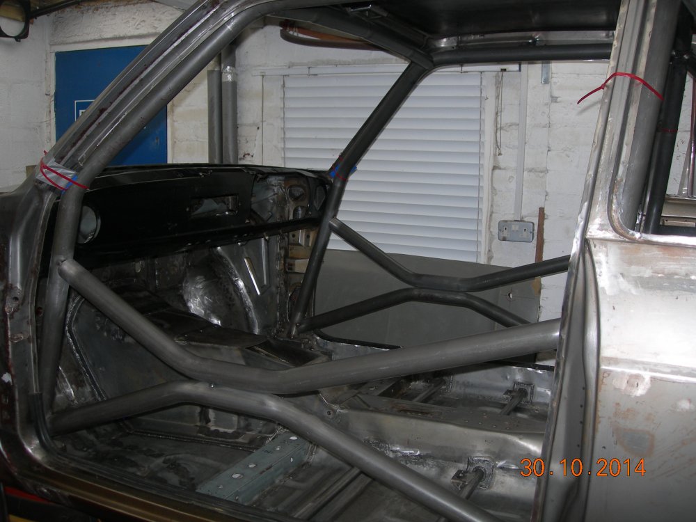 Roll cage tacked in 2.JPG