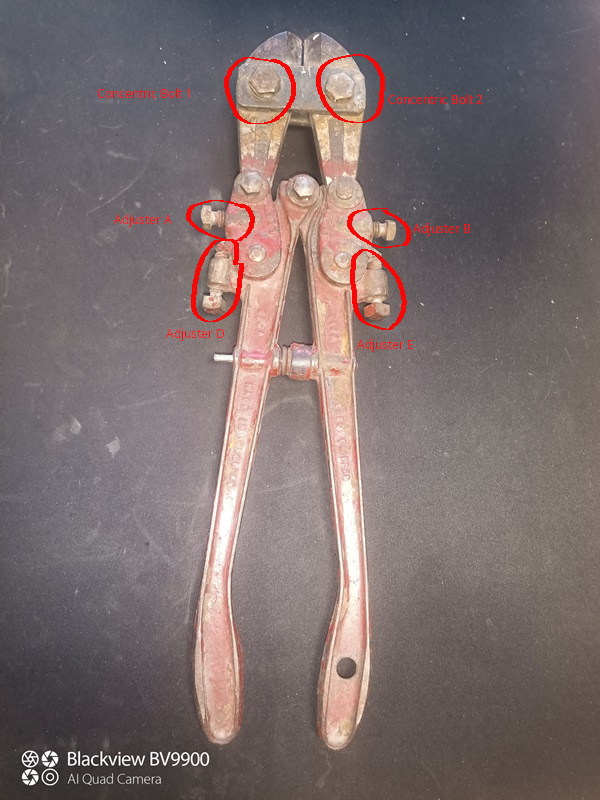 How do you adjust these Bolt Cutters MIG Welding Forum