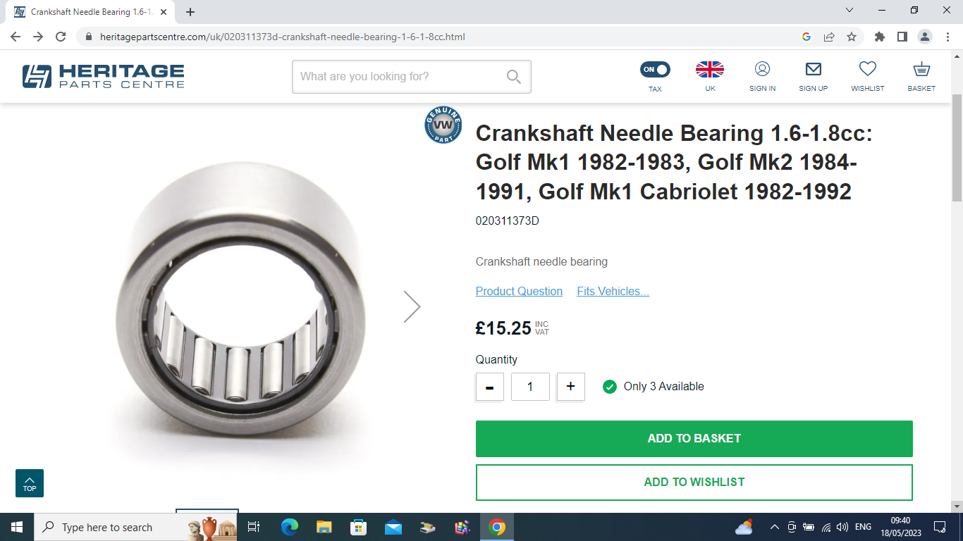 VW mk2 Golf spigot bearing.png