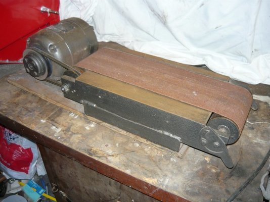 building a belt sander