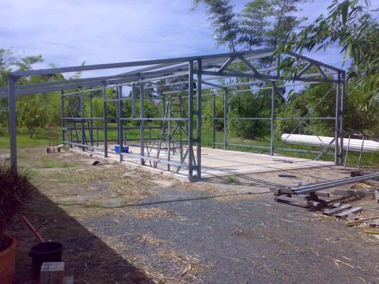 Garage Frame partly built.jpg