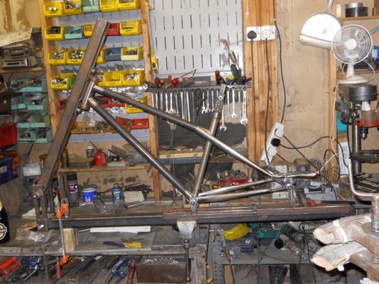 mig welding bicycle frames