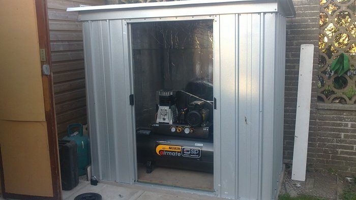 My Compressor Shed Build MIG Welding Forum