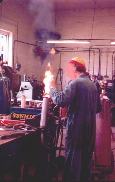 Gas Welding a silencer.jpg