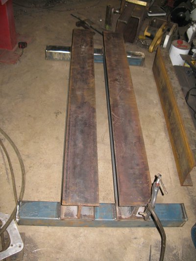 5. Welded the Uni beams to the support SHS  IMG_0614.jpg
