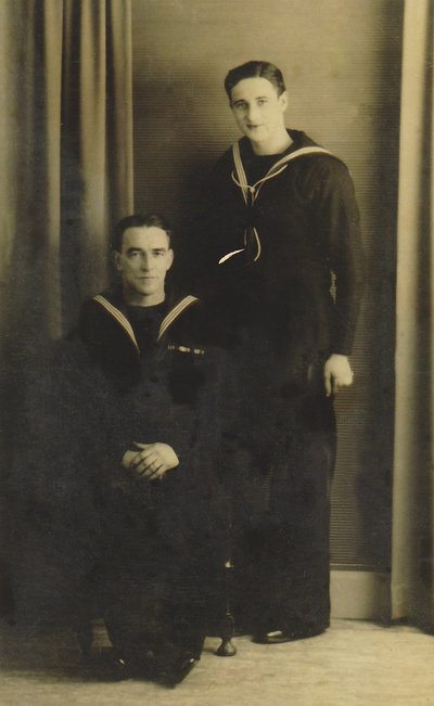 Frank Fraser sitting with - ww2.jpg
