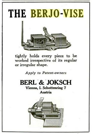 Berjo Vise 1927 rotarian advert.jpg