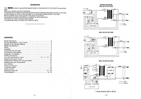 Clarke Turbo 150en Manual Here Mig Welding Forum