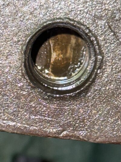 The Denbigh #4 port on from of Ram where Lock Screw fits and contacts sleeve 08272025.jpg