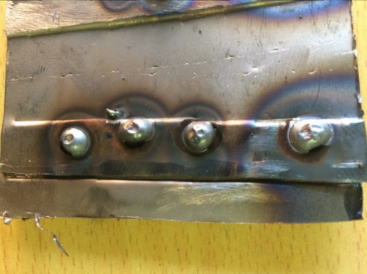 Practice spot welds | MIG Welding Forum