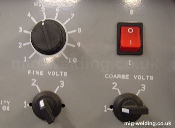 Welder power controls