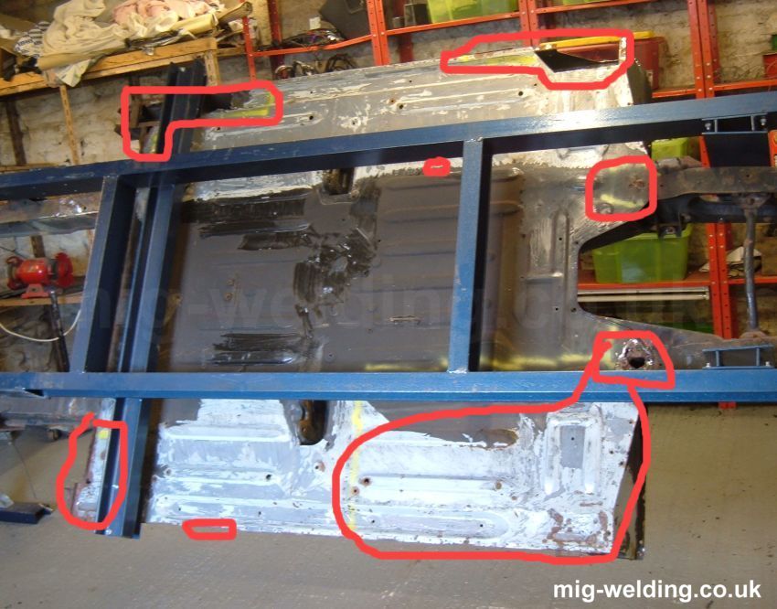 Replacing A Car Floor Panel