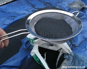 Sieving grit