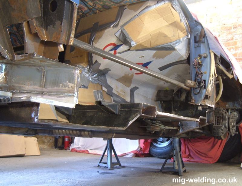 Welding sills on ford ka