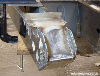 Seam welded mounting